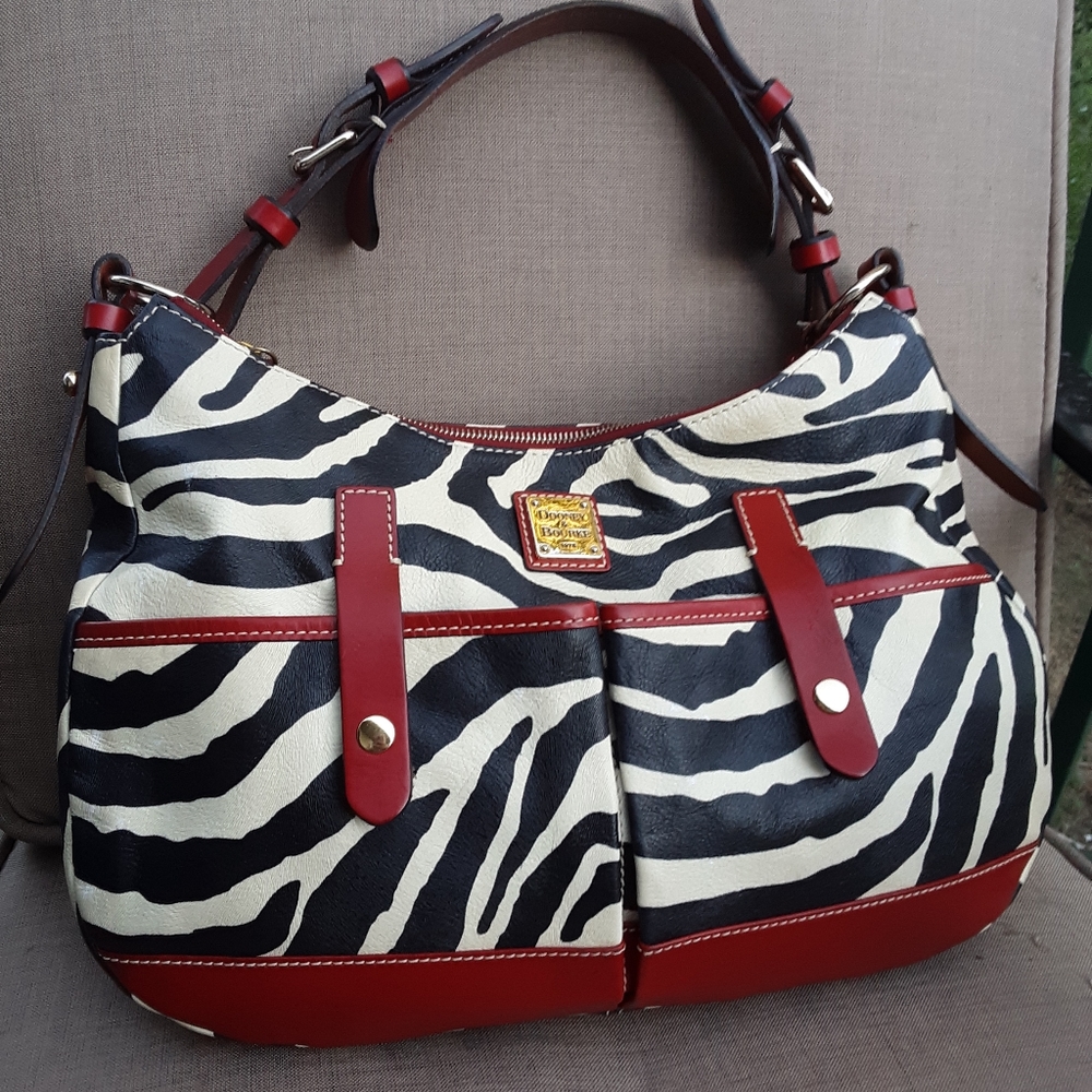 Dooney & Bourke Coated Cotton Hobo
